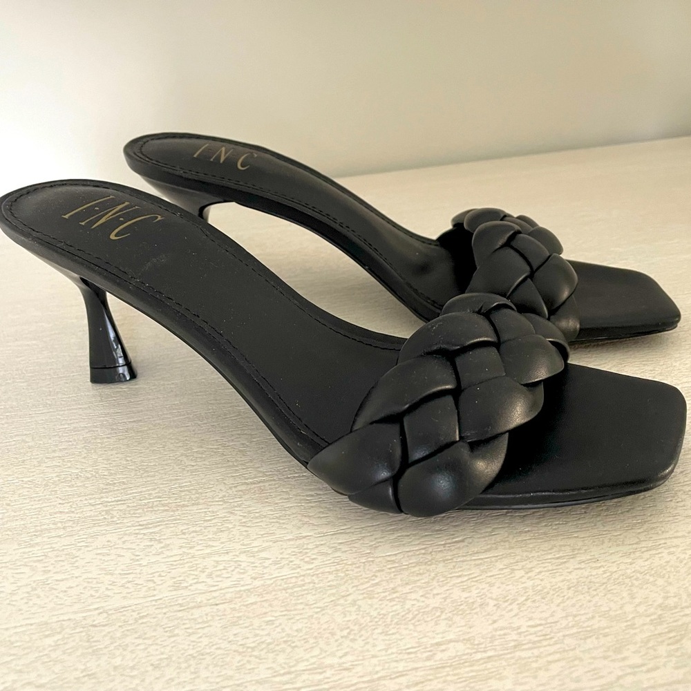 INC Parker Woven Slide Sandals